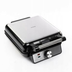 Huslog HUS1031 1500W gofrisütő, 4 gofrihoz, tapadásmentes bevonattal, ezüst/fekete 137191069 - Gofrisütő