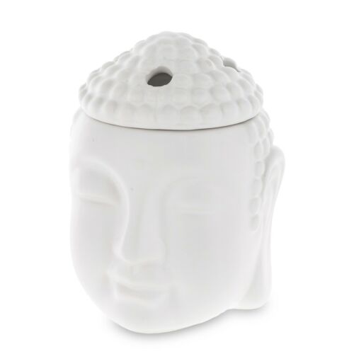 Kerámia Fehér mécsestartó 13x9x9cm