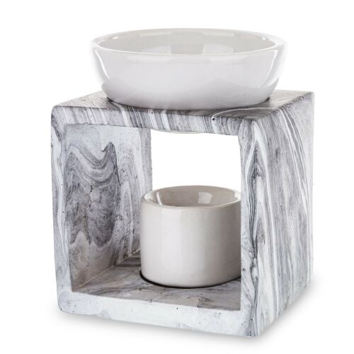 Mécsestartó fehér 13x10x10cm-2