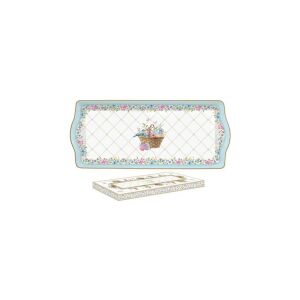 Porcelántálca 35x15cm, dobozban, Spring Bloom 137194992 - Easy Life Design