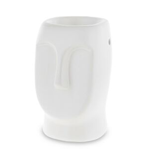 Kerámia Fehér mécsestartó 13x8x8cm 137195001 - Mécsestartó