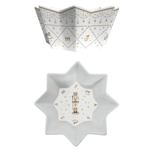 Royal Nutcracker karácsonyi porcelán tálka, díszdobozban 137195243