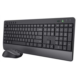 Trust Trezo Comfort HUN fekete vezeték nélküli billentyűzet + egér 137198619 - Trust