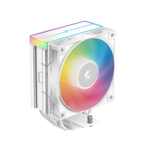 Răcitor CPU DeepCool - AG400 WH ARGB V2 (31,6 dB; max, 128,93 m3/h; conector 4pin, 4 heatpipe-uri, 12cm, PWM, alb)