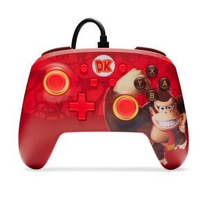 PowerA Enhanced Wired, Nintendo Switch/Switch 2, Official, Donkey Kong Flex, Vezetékes kontroller 137200954 - PowerA