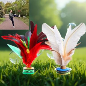 2 rétegű vastagított, mesterséges tollaslabda 137202239 - Tollasütő, labda és felszerelés