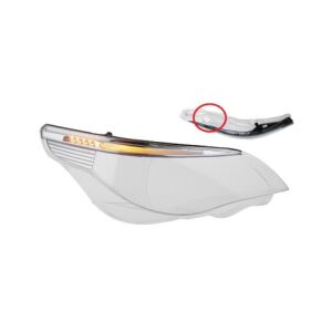 BMW 5er E60 E61 Rechte Scheinwerferglas Abdeckung für Adaptive Xenon Scheinwerfer (2004-2007) - Scheinwerfer