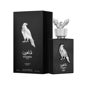 Lattafa Pride Shaheen Silver unisex woda perfumowana 100ml. Aromatyczny, drzewny i korzenny zapach. - Uroda i zdrowie