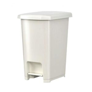 Szemetes kuka pedálos műanyag 9 literes fehér UP400