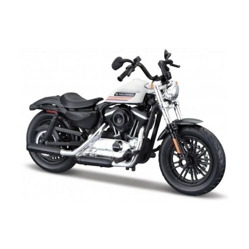 Harley Davidson "34360-38 T" 2018 Forty-Eight Special (Australian ver.)fehér/fekete modell  1:18 137215128