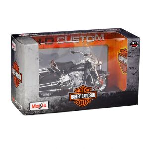 Harley Davidson "34360-41 T" 1966 FLH Electra Glide fekete modell  1:18 137215153 - Maisto Tech