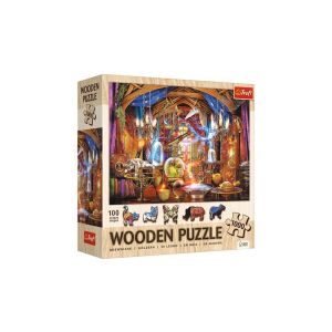 Trefl 1000 db-os Wooden Puzzle - A varázsló szobája (20210)