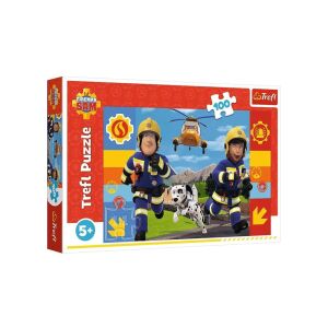 Pudełko puzzli Trefl Strażak Sam 100 elementów - Trefl Puzzle