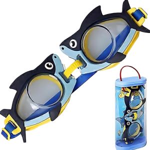 Aranyos cápa figurás gyerek úszószemüveg – búvárszemüveg gyerekeknek víz alatti játékhoz (BBJ) 137220038 - Úszószemüveg