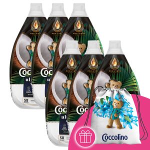 Coccolino Ultimate Care Coco Fantasy омекотител за тъкани 5.22L с безплатна раница - Детергент