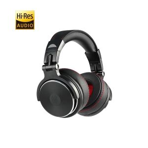 ONEODIO Pro 50 Black DJ Headphones with Hi-Res Audio - Headphone and Bluetooth Speaker