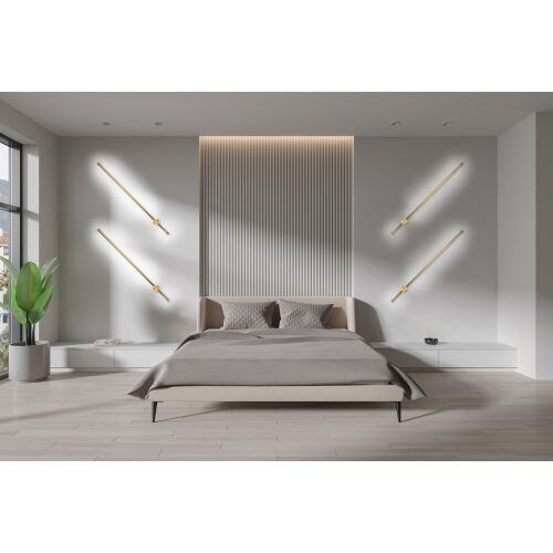 Aplica LED Activejet AJE-HILTON, 9W, 10cm x 55cm x 90cm, auriu (AJE-HILTON WW)