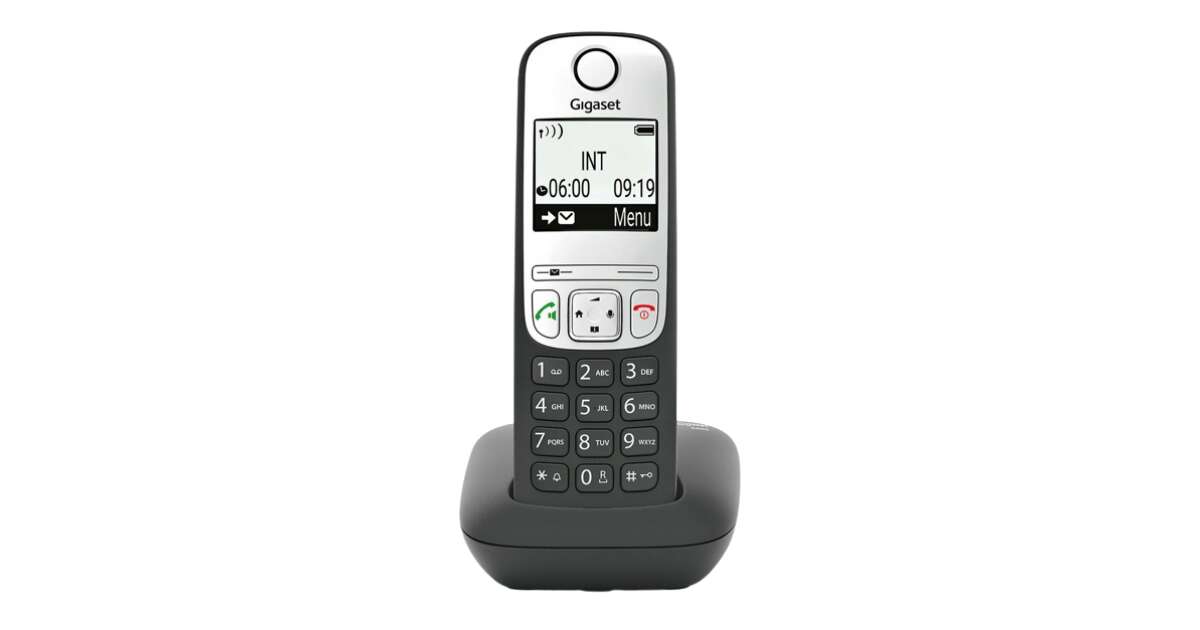 Gigaset A690A Trio Cordless Phone, Black - Worldshop