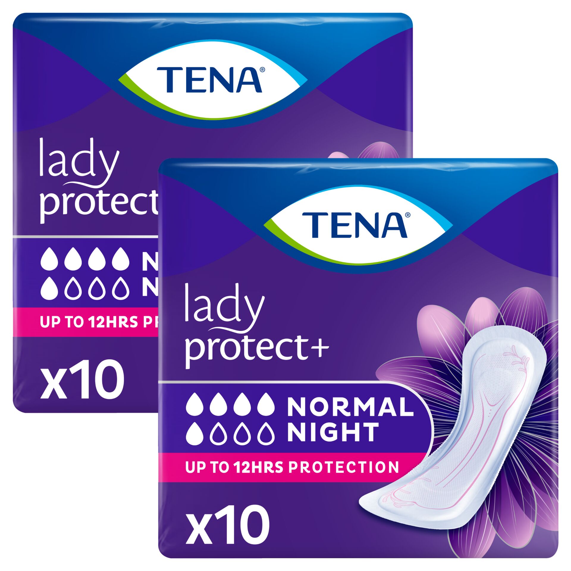 E-shop Tena Lady Protect+ Normálne nočné inkontinenčné vložky 20ks