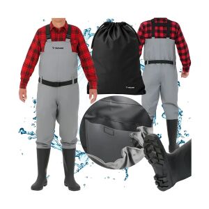 TRIZAND PVC Halász Combhacuka 41-es Méretben, Állítható Pántokkal