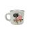 Nekupto Espresso-Kaffeetasse 80 ml, Keramik, grau, Lazy KEEP CALM-Aufdruck 137246765