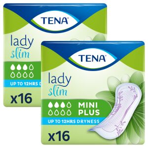 Tena Lady Slim Mini Plus soft incontinence pads 32pcs 141375635 - Incontinence pads