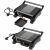 Kraft&Dele KD4103 elektromos grill, 2400W, zsírfogó tálca eltávolítása