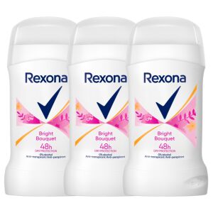 Rexona Bright Bouquet Antiperspirant Deodorant Stick, Pack of 3 - Dezodor