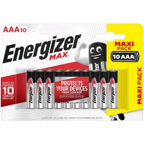 Energizer Max mikró AAA elem 10 darab