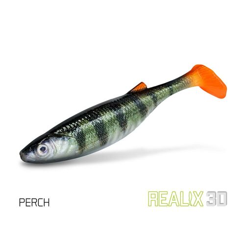 Delphin Realix 3D Minnow Műcsali 13cm, Perch szín - Gumicsali és twister
