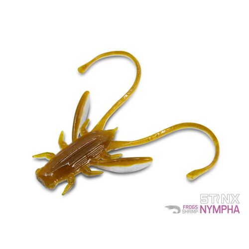 Delphin B! Stinx NYMPHA 2.5cm Frog Shrimp gumicsali - Gumicsali és twister