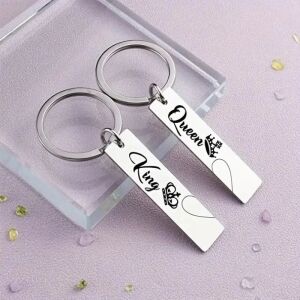 "King and Queen of Hearts" kulcstartókészlet pároknak és szerelemnek