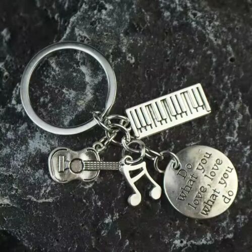 Zenész kulcstartó "Rhythm on the keys" a zene szerelmeseinek és művészeknek, ezüst 137267353