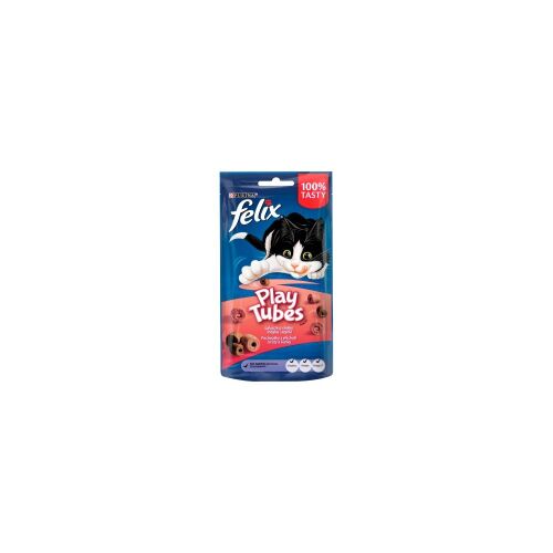 Felix Play Tubes macska jutalomfalat, pulyka és sonka ízű, 50g-os csomag - Felix