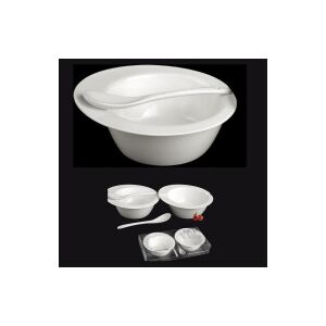 Bontá Express ONDA porcelán tálka+kanál 20 cl 2 db