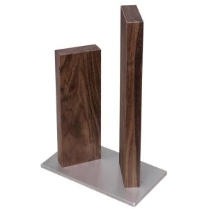 KAI Stonehenge késtartó diófából, rozsdamentes acél talppal (2 oszlop) (STH-4.1) 137275134 - Késtartó