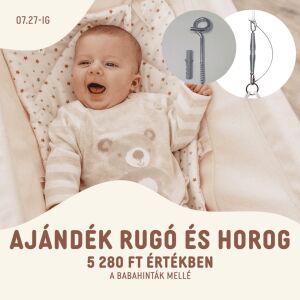 Incababy Hintarugó 20 kg-ig (1 db, fél évre) + horog 137275332 - Incababy