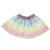 Rainbow Tutu Skirt for Girls, Sparkly Star Tulle Skirt