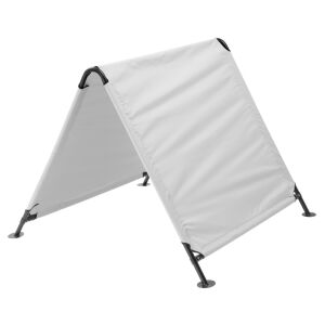 Składany schron dla zwierząt Navaris, biały, trójkątny namiot dla psa - Dom dla kotów, Meble dla kotów i Buda dla psa