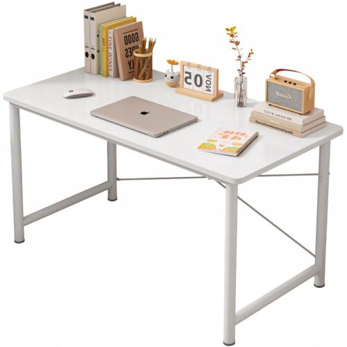 Weißer moderner Computertisch für Jugendzimmer oder Homeoffice