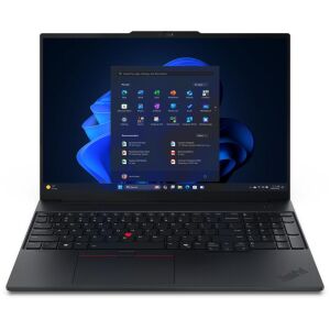 Lenovo ThinkPad E16 Gen 3 (AMD) AMD Ryzen™ 7 250 Laptop 40,6 cm (16") WUXGA 32 GB DDR5-SDRAM 1 TB SSD Wi-Fi 6E (802.11ax) Windows 11 Pro Német Fekete (21ST001YGE)
