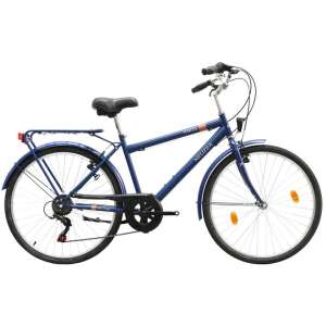 Neuzer Venezia 30 26" férfi városi Kerékpár #kék-fehér 48567320 Férfi kerékpár - Csomagtartó