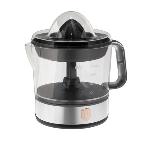 Berlinger Haus BH/9716 Citrus Juicer - Black and Rose Gold Electric Juicer