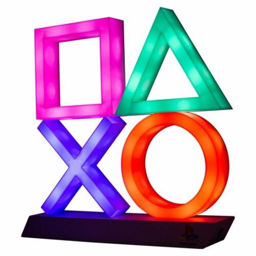 PlayStation Icons Light XL, Paladone hivatalos termék, gaming asztali kiegészítő - Paladone