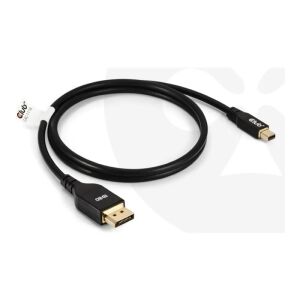CLUB3D MINIDISPLAYPORT TO DISPLAYPORT DP80 BIDIRECTIONAL VESA CERTIFIED CABLE 1M/3.28FT - Kabel - Digital/Display/Video 140023766 - Club3D