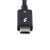 StarTech.com Thunderbolt 5 USB-C kábel csatlakozó részletei