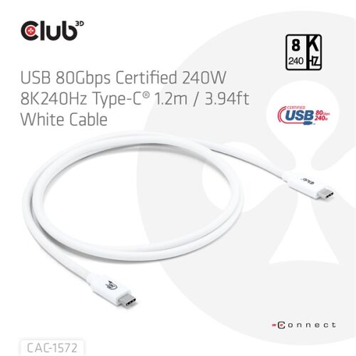 CLUB3D CAC-1572 USB kábel 137305272
