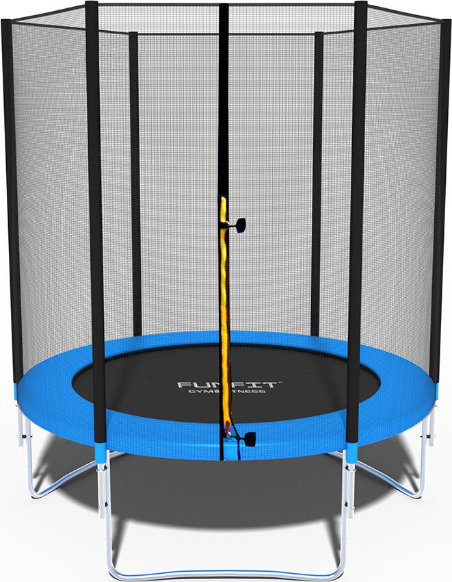 E-shop Vonkajšia sieťová trampolína Funfit 183 cm - modrá