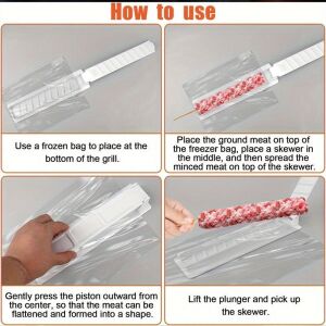 Erős BBQ Kebab Készítő (nyárs nélkül) 137308261 - Grillezés & Kültéri főzés