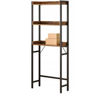 Półka łazienkowa Loft Industrial nad toaletę lub pralkę, 165cm - Półka łazienkowa